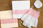 Christening Oilcloths Set Pink