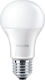 Philips Socket LED Bulb 10W for Socket E27 and Shape A60 Warm White 1055lm