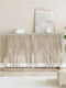 Glass Console Table Silver L110xW30xH70cm