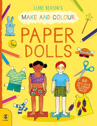 Colouring Book Make & Colour Paper Dolls