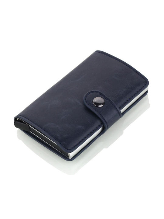 Men's Wallet Cards with RFID Blue