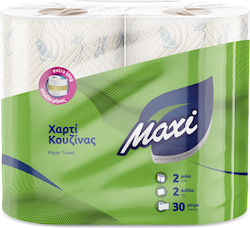 Maxi Kitchen Paper 2 Rolls 2 Sheets (328gr/Roll)