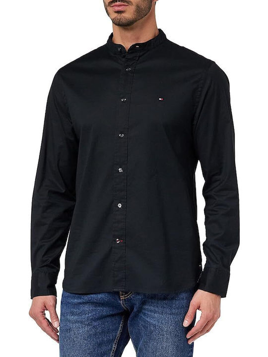 Tommy Hilfiger Men's Shirt Long Sleeve Black