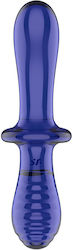 Satisfyer Glass Dildo Blue