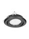 Orno Round Plastic Ceiling Spot with Built-in LED and Cold White Light Black 9.7x9.7cm