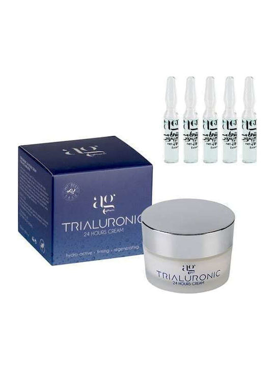 Ag Pharm Trialuronic 24hours Cream Hautpflegeset für Anti-Aging & Feuchtigkeitsspendend Ag Pharm Trialuronic 24hours Cream Hautpflegeset für Anti-Aging & Feuchtigkeitsspendend