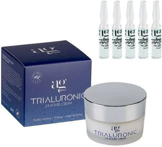 Ag Pharm Trialuronic 24hours Cream Σετ Περιποίησης για Αντιγήρανση & Ενυδάτωση