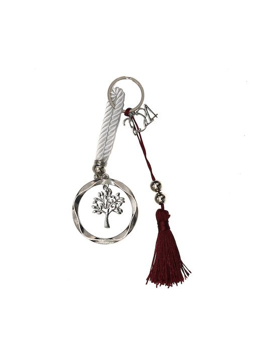 Happyness Hanging Lucky Charm Little Tree Silver 1pcs