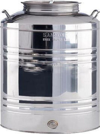 Sansone Δοχείο Inox Ανοικτού Τύπου Επίπεδο 100lt 165109