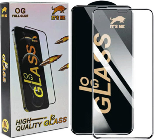 OG Пълно лепило Закалено стъкло за цялото лице Черен (Galaxy A54)