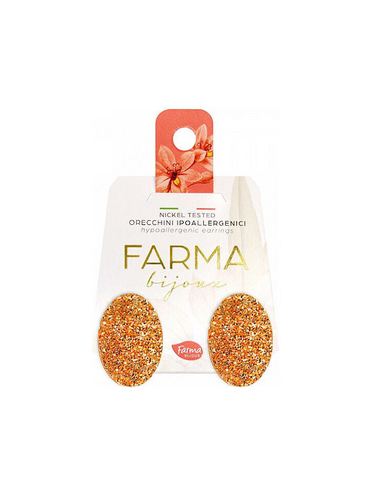 Farma Bijoux Earrings Gold Plated with Stones