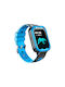 Wonlex Kinder-Smartwatch D39B mit GPS und Kautschuk/Plastikarmband Blau