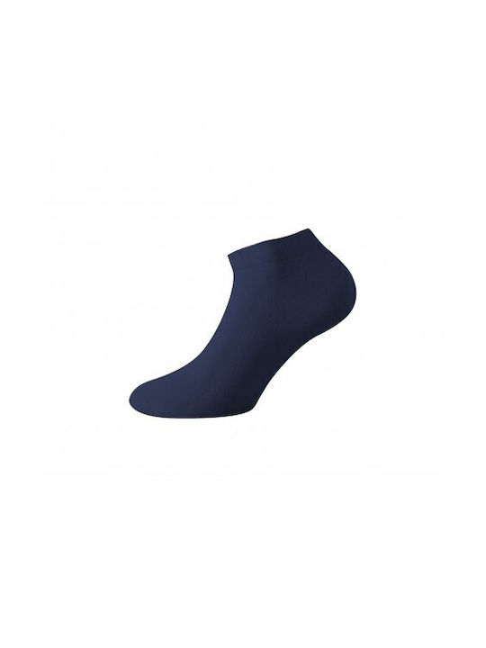 Walk Bamboo Herren Einfarbige Socken Blau 1Pack