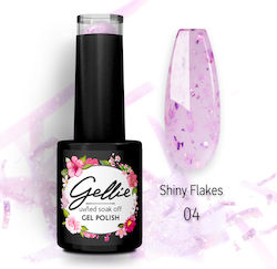 Gellie Хибриден Лак за Нокти Shiny Flakes 04 10...