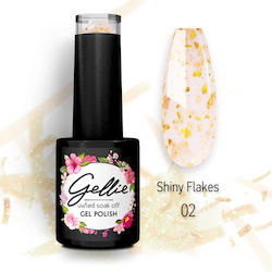 Gellie Хибриден Лак за Нокти Shiny Flakes 02 10...