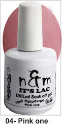 N&M Nails Ημιμόνιμο Βερνίκι 04-Pink one 15ml N&M Nails Ημιμόνιμο Βερνίκι 04-Pink one 15ml
