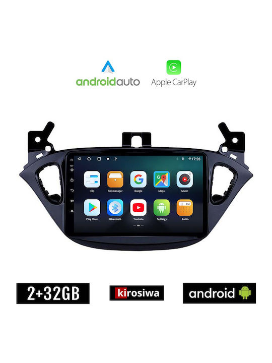 Kirosiwa Car Audio System for Opel Adam 2013+ (Bluetooth/USB/AUX/WiFi/GPS/Apple-Carplay/Android-Auto) with Touch Screen 9"