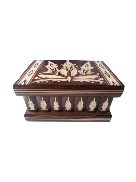 Magic Puzzle Box Jewellery Box Wooden 14.5x10x7.6cm