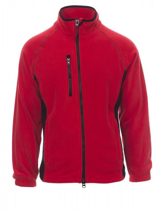 Payper Aspen+ Ζακέτα Εργασίας Fleece Κόκκινη