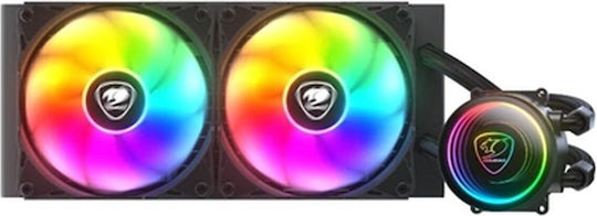 Cougar Poseidon Elite 240 Υδρόψυξη AIO CPU με 2 Ανεμιστήρες 120mm και ARGB Φωτισμό