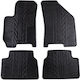 Apesan Set of Front and Rear Mats 4pcs for Chevrolet Lacetti 2004-2007 Black