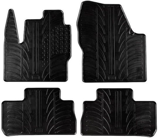 Apesan Σετ Μπροστινά και Πίσω Πατάκια 4τμχ για Land Rover Freelander 2007-2014 Μαύρα