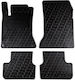 Apesan Set of Front and Rear Mats 4pcs for Mercedes-Benz GLA MAN CLA Black