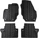 Apesan Set of Front and Rear Mats 4pcs for Volvo V70 Black