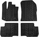 Apesan Set of Front and Rear Mats 4pcs for Dacia Lodgy 2012+ Black