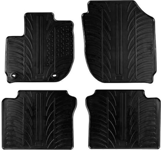 Apesan Σετ Μπροστινά και Πίσω Πατάκια 4τμχ για Honda HR-V 2015+ Μαύρα