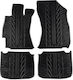 Apesan Set of Front and Rear Mats 4pcs for Subaru Outback 2014-2019 Black