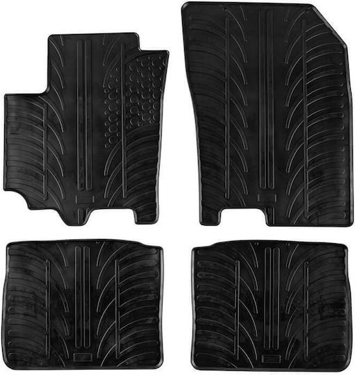 Apesan Σετ Μπροστινά και Πίσω Πατάκια 4τμχ για Suzuki SX4 S-Cross 2013+ Μαύρα
