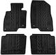 Apesan Set of Front and Rear Mats 4pcs for Mazda 6 2012-2016 Black