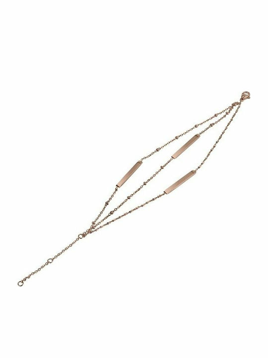 Breil Women's Bracelet from Stainless Steel Gold Plated 20cm