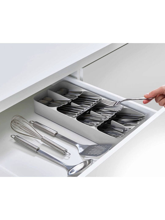 Joseph Joseph Plastic Drawer Cutlery Tray 17.5x40x5.5cm Grey