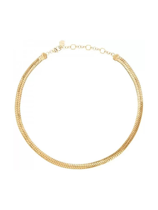 Breil Chain Neck from Steel Gold-plated Length 55cm