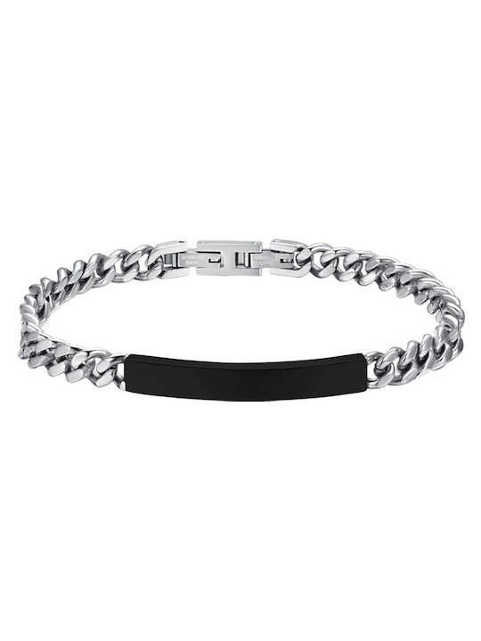 Luca Barra Bracelet Id made of Steel