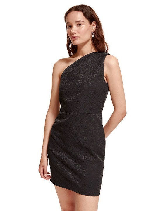 Scotch & Soda Mini Evening Dress Black