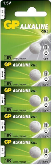 GP Batteries 189 Батерии Alkaline За часовници LR54 1.5V 5бр