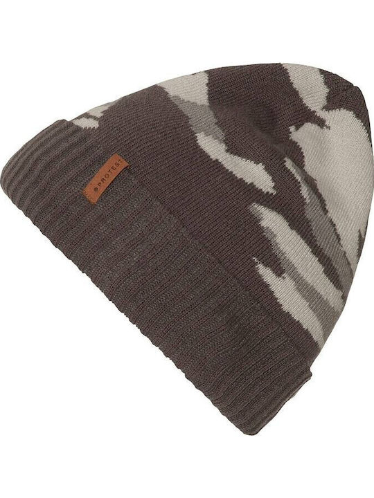 Beanie Unisex Beanie Knitted in Gray color