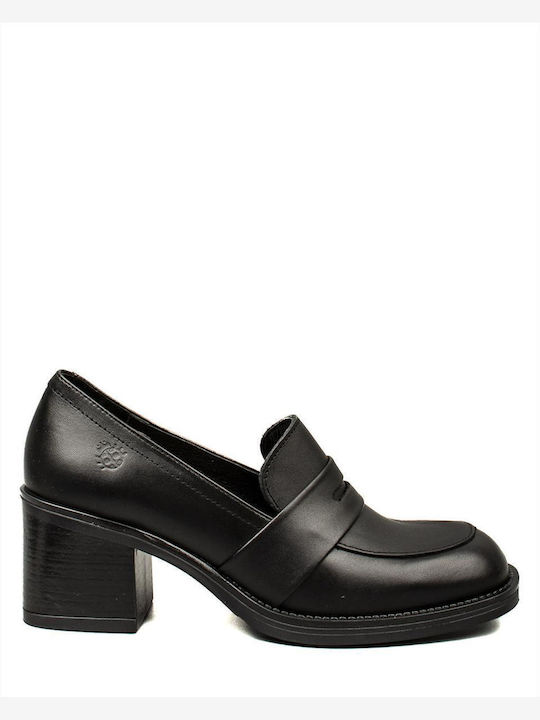 Yokono Leather Black Heels