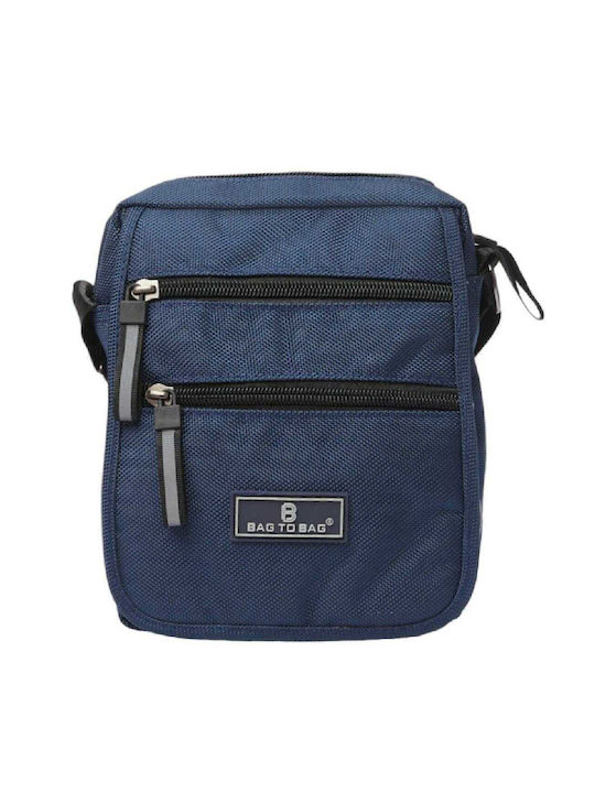 Bag to Bag Χιαστί Ανδρική Τσάντα Ώμου / Χιαστί Μπλε