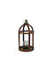 InTheBox Tabletop Wooden Lantern 19.5cm