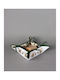 Silk Fashion Weihnachtlich Brotkorb Stoff Weiß L35xB35xH35xD35cm.