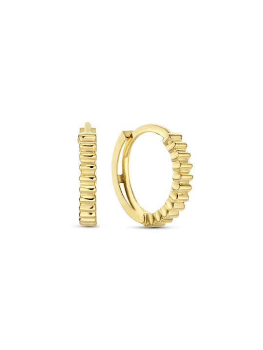 Isabel Bernard Earrings Hoops made of Gold 14K