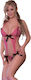 Sunspice Lingerie Sexy Bodysuit Rosa