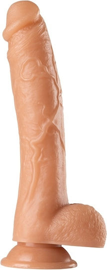 Passion Labs Ρεαλιστικό Dildo με Βεντούζα Flesh 23.5cm