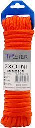 Tpster Σχοινί Διαμέτρου 8mm με Μήκος 10m Κόκκιν...