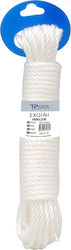 Tpster Rope with Diameter 4mm and Length 20m White