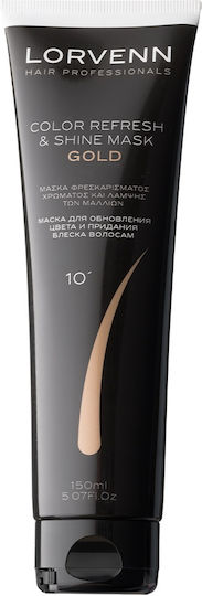 Lorvenn Color Refresh & Shine Toner Color Mask Fără Amoniac Aurii 150ml